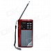 Tecsun A6 Digital Multi-Media Music Player Speaker w/ TF / FM Radio / Flashlight - Red Tecsun A6 Digital Multi-Media Music Player Speaker w/ TF / FM Radio / Flashlight - Red
