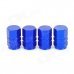 INFORMYI YFY-10 Aluminum Alloy Car Tire Valve Caps - Blue (4 PCS) INFORMYI YFY-10 Aluminum Alloy Car Tire Valve Caps - Blue (4 PCS)