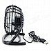 LZZ-111 360 Degree Rotate Mini 4-Blade 1-Mode USB2.0 Fan - Black + White (DC 5V / 110cm) LZZ-111 360 Degree Rotate Mini 4-Blade 1-Mode USB2.0 Fan - Black + White (DC 5V / 110cm)
