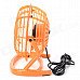 LZZ-111 360 Degree Rotate Mini 4-Blade 1-Mode USB2.0 Fan - Orange + White (DC 5V / 110cm) LZZ-111 360 Degree Rotate Mini 4-Blade 1-Mode USB2.0 Fan - Orange + White (DC 5V / 110cm)