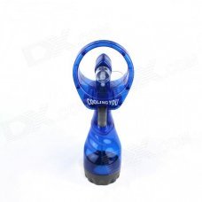 Spray Cooling Fan - Blue + Grey (2 x AA)