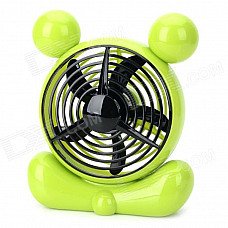 LZZ-01 Mini 5-Blade 2-Mode USB2.0 Fan - Green + Black (DC 5V / 120cm) LZZ-01 Mini 5-Blade 2-Mode USB2.0 Fan - Green + Black (DC 5V / 120cm)