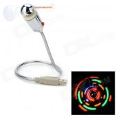 Colorful Light USB 2.0 2-Blade Fan w/ Switch