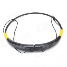 Vitality HBS-740 Bluetooth V4.0 Wireless Stereo Headset Headphone w/ Microphone - Black + Yellow Vitality HBS-740 Bluetooth V4.0 Wireless Stereo Headset Headphone w/ Microphone - Black + Yellow