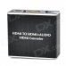 HDMI to HDMI + Audio HDMI Converter - Black HDMI to HDMI + Audio HDMI Converter - Black