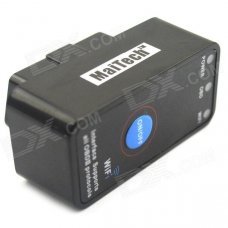 MaiTech ELM327 Interface Wireless OBD II Wi-Fi Car Diagnostic Scanner Tool - Black (12V) MaiTech ELM327 Interface Wireless OBD II Wi-Fi Car Diagnostic Scanner Tool - Black (12V)