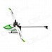 WLtoys V930 4-CH 2.4GHz Brushless 6G Flybarless R/C Helicopter w/ Gyro - Green + White WLtoys V930 4-CH 2.4GHz Brushless 6G Flybarless R/C Helicopter w/ Gyro - Green + White