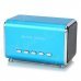 Portable Mini 3W USB 2.0 Speaker w/ MicroSD (TF) - Blue (Cable-50cm) Portable Mini 3W USB 2.0 Speaker w/ MicroSD (TF) - Blue (Cable-50cm)