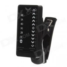 SWIFF A2G New Clip-on Guitar Tuner - Black (1 x CR2032) SWIFF A2G New Clip-on Guitar Tuner - Black (1 x CR2032)
