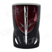 KD-9870 1.5" LCD 360 Degree Digital Radar Detector - Black + Red