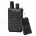 CW-03 Micro Wireless Audio Receive Transmitter HD Voice Audio Transmitter + Receiver - Black CW-03 Micro Wireless Audio Receive Transmitter HD Voice Audio Transmitter + Receiver - Black