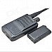 CW-03 Micro Wireless Audio Receive Transmitter HD Voice Audio Transmitter + Receiver - Black CW-03 Micro Wireless Audio Receive Transmitter HD Voice Audio Transmitter + Receiver - Black