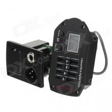 JOYO JE-33 Guitar 4 Band LCD Screen Tuner Pickup Equalizer - Black JOYO JE-33 Guitar 4 Band LCD Screen Tuner Pickup Equalizer - Black