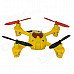 Brilink BH06 Mini 2.4G Radio Control 4-CH Quadcopter R/C Aircraft 3D Tumbling w/6-Axis Gyro - Yellow Brilink BH06 Mini 2.4G Radio Control 4-CH Quadcopter R/C Aircraft 3D Tumbling w/6-Axis Gyro - Yellow