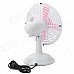 818 160 Degree Rotary Mini USB 2.0 4-Blade 2-Mode Fan - White + Light Pink 818 160 Degree Rotary Mini USB 2.0 4-Blade 2-Mode Fan - White + Light Pink
