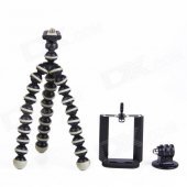 3-in-1 Mini Octopus Tripod for Digital Camera / Phone / GoPro Hero 1 / 2 / 3 / 3+ / SJ4000 - Grey