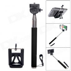 Fat Cat Portable Monopod for Camera + SJ4000 + IPHONE + Samsung Galaxy S5 / S4 / Note 3 / 2 - Black Fat Cat Portable Monopod for Camera + SJ4000 + IPHONE + Samsung Galaxy S5 / S4 / Note 3 / 2 - Black