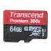 Transcend Premium Micro SDXC TF Flash Memory Card - Black (64GB) Transcend Premium Micro SDXC TF Flash Memory Card - Black (64GB)