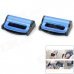 020 Universal Plastic Car Safety Belt Clips for Ford - Black + Blue (2 PCS)