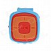 Fashionable Sports Watch Style MP3 Player w/ TF Slot - Light Blue + Orange Fashionable Sports Watch Style MP3 Player w/ TF Slot - Light Blue + Orange