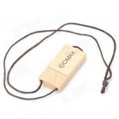 IDOMAX Full Capacity Classics Wood USB 2.0 Flash Pen Thumb Drive Stick - Ginger (8GB)
