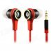 610 Flat Cable Universal In-Ear Earphones for Cellphone / Tablet PC - Red (3.5mm Plug / 120cm-Cable) 610 Flat Cable Universal In-Ear Earphones for Cellphone / Tablet PC - Red (3.5mm Plug / 120cm-Cable)