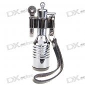 Winebottle Shaped Oil Lighter with Leather Strap