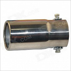 A5X Stylish Iron Car Exhaust Pipe Muffler Tip - Silver A5X Stylish Iron Car Exhaust Pipe Muffler Tip - Silver