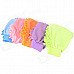 LIT Chenille Fiber Single-side Car Washing Glove - Blue + Pink + Multi-Colored (5 PCS)