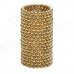 CHEERLINK XB-01 3mm DIY Magnet Balls / Neodymium Iron Educational Toys Set - Golden (432 PCS)
