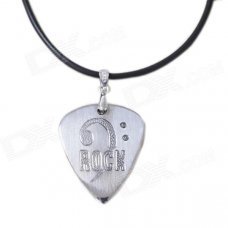 DEDO MG-13 Rock Stainless Steel Necklace Guitar Picks - Silver DEDO MG-13 Rock Stainless Steel Necklace Guitar Picks - Silver