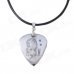 DEDO MG-13 Rock Stainless Steel Necklace Guitar Picks - Silver DEDO MG-13 Rock Stainless Steel Necklace Guitar Picks - Silver