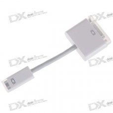 Mini DVI Male to DVI 24+1 Female Adapter Cable - White (13CM) Mini DVI Male to DVI 24+1 Female Adapter Cable - White (13CM)