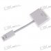 Mini DVI Male to DVI 24+1 Female Adapter Cable - White (13CM) Mini DVI Male to DVI 24+1 Female Adapter Cable - White (13CM)