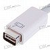 Mini DVI Male to DVI 24+1 Female Adapter Cable - White (13CM) Mini DVI Male to DVI 24+1 Female Adapter Cable - White (13CM)