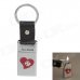 6530 Four Leaves Zinc Alloy Butane Lighter w/ Keyring - Silver 6530 Four Leaves Zinc Alloy Butane Lighter w/ Keyring - Silver