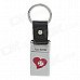 6530 Four Leaves Zinc Alloy Butane Lighter w/ Keyring - Silver 6530 Four Leaves Zinc Alloy Butane Lighter w/ Keyring - Silver