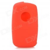 GEL140106 Silicone Car Key Case for VW POLO, Passat, Tiguan, Touareg, Touran, Golf 6 + More - Red