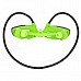 Zonoki M5 Convenient 4G RAM Sports MP3 Headset - Black + Jade Green Zonoki M5 Convenient 4G RAM Sports MP3 Headset - Black + Jade Green