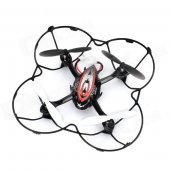 DFD F180 Rechargeable 2.4GHz Wireless 4-CH R/C Aircraft w/ Gyro - Black + Red