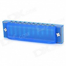 Swan SW1020-2 Aluminum + ABS 10-Hole C-Tune Harmonica - Blue + Silver + Multicolored Swan SW1020-2 Aluminum + ABS 10-Hole C-Tune Harmonica - Blue + Silver + Multicolored
