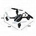 Brilink BH18 Mini 2.4G Radio Control 4-CH Quadcopter R/C Aircraft w/ 6-Axis Gyro - Black + White Brilink BH18 Mini 2.4G Radio Control 4-CH Quadcopter R/C Aircraft w/ 6-Axis Gyro - Black + White