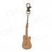 DEDO MG-56 Music Electric Guitar Keychain - Wood + Copper