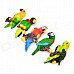 FUNI CT-6686 Cute Parrot Style Magnetic Sticker - Grass Green + Black (5 PCS) FUNI CT-6686 Cute Parrot Style Magnetic Sticker - Grass Green + Black (5 PCS)
