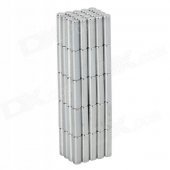 XL-45 3 x 10mm DIY Tubular Shaped NdFeB Magnets - Silver (100 PCS)