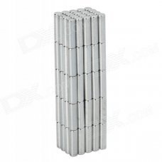 XL-45 3 x 10mm DIY Tubular Shaped NdFeB Magnets - Silver (100 PCS)