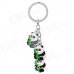 XM-312 Cute Panda Style Keychain - White + Reed Green + Multi-Colored XM-312 Cute Panda Style Keychain - White + Reed Green + Multi-Colored