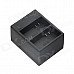 HighPro Super Mini Dual-Slot Battery Charger for GoPro Hero 3 / Hero 3+ - Black HighPro Super Mini Dual-Slot Battery Charger for GoPro Hero 3 / Hero 3+ - Black