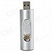 F2 Metal USB Rechargeable Electronic Cigarette Lighter - Silver White F2 Metal USB Rechargeable Electronic Cigarette Lighter - Silver White