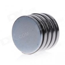 DSC-0530 25 x 2mm Round Hole NdFeB Magnet - Silver (5 PCS) DSC-0530 25 x 2mm Round Hole NdFeB Magnet - Silver (5 PCS)